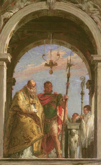 Zwei Heilige von Giovanni Battista Tiepolo